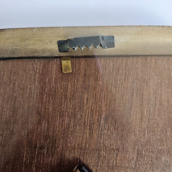 1970's Vtg 5x7 2Tone Picture Frame Rounded Corners Solid Wood - Picture 8 of 12